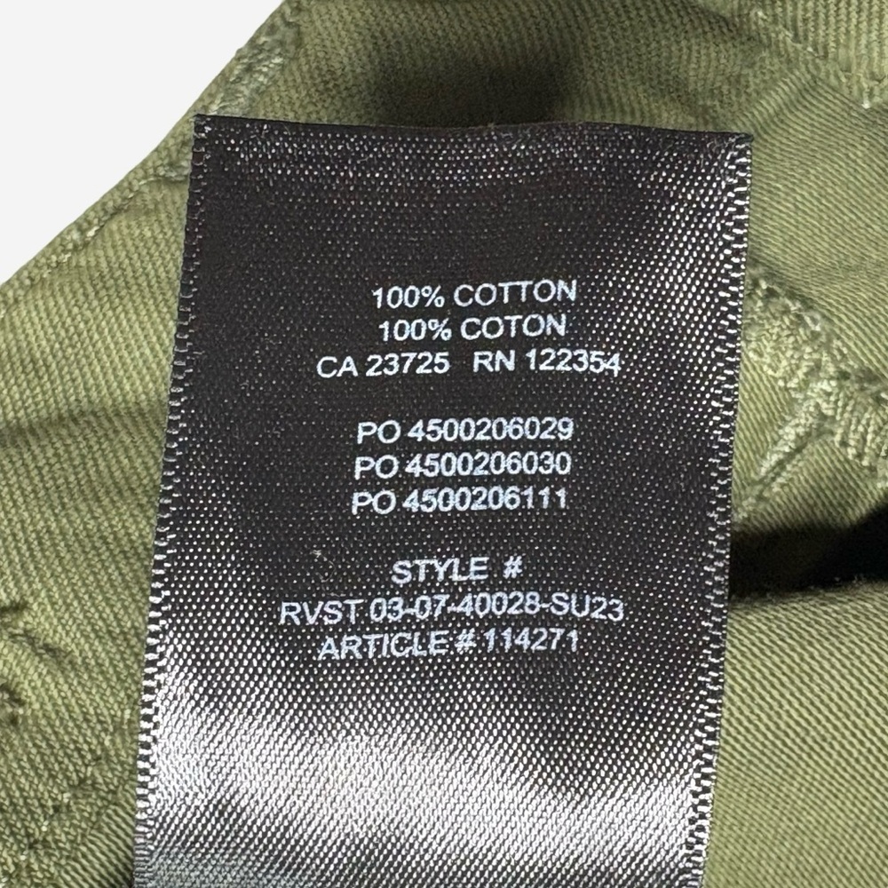 ✨ ARITZIA TNA Supply Cargo Utility Micro Mini Skirt • Army Green • Size 2 - Picture 13 of 13